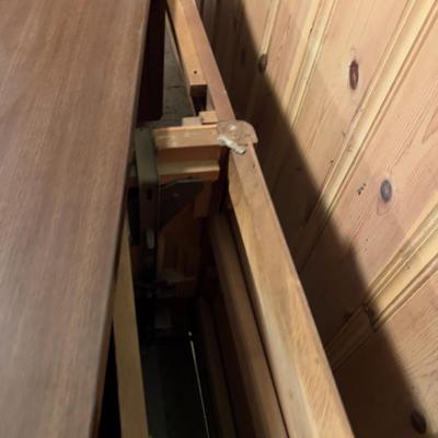 Large Walnut Desk Formica Top
