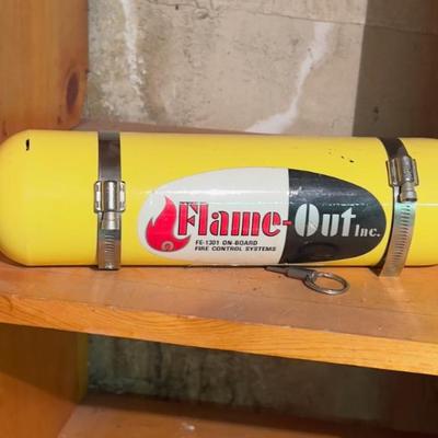 Flame Out On Board Fire Control System TANK