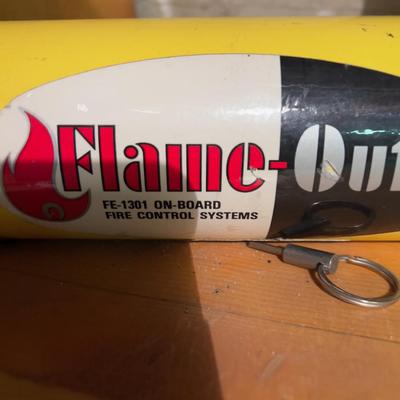 Flame Out On Board Fire Control System TANK