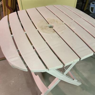 Plastic Golding Bistro Table. 