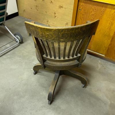 Oak Office Chair 