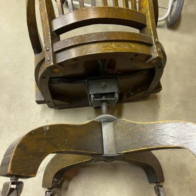 Oak Office Chair 