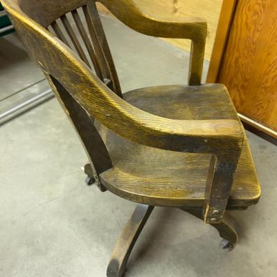 Oak Office Chair 