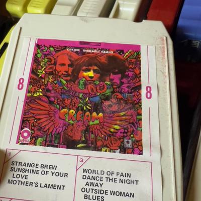 Cool old Rock 8-Track TAPE Collection. 
