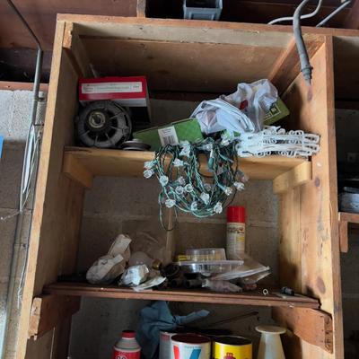 All the Stuff on the Shelves Except the Shingles - (garage)