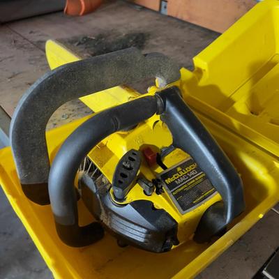McCulloch MAC 140 Chain Saw - (garage)
