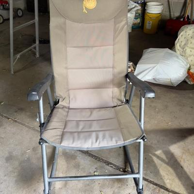 Folding Rocking Chair. - (garage)