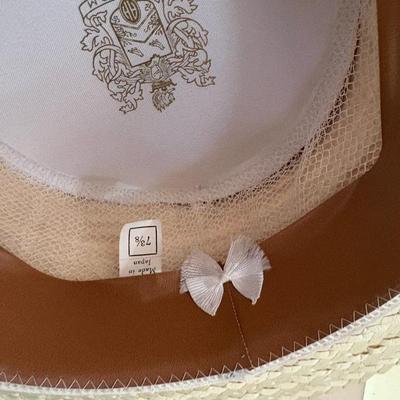 2 Hats; Straw and Pith Helmet - 