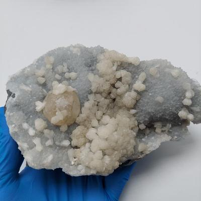 Stilbite, Fluorite, Calcite & More (GB-BBL)