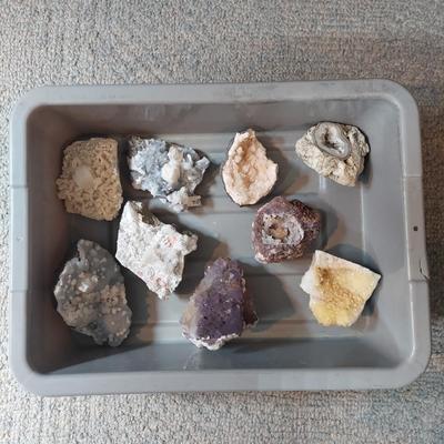 Stilbite, Fluorite, Calcite & More (GB-BBL)