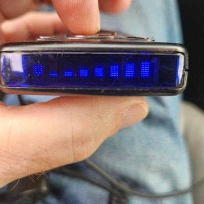 Escort 9500Ix Passport Radar Detector Powers up Audio Working