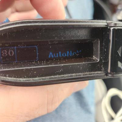 Escort Max 360 Radar Detector Powers up