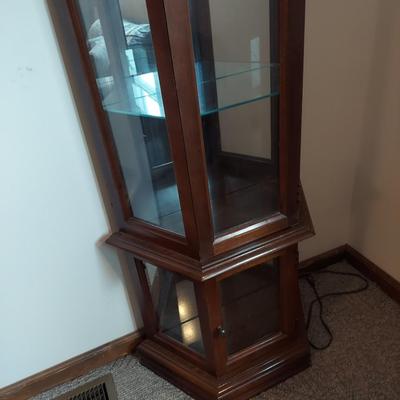 Mirror Back Curio Cabinet (GB-BBL)