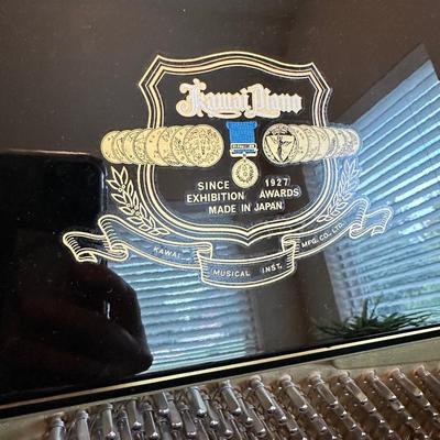 Kawai K-3 piano w original red dust cover