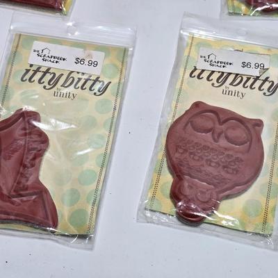 Crafting Stamps - Brand new - Dare 2B Artzy clear stamps - Red Rubber unmounted stamps - Unity stamp Company stamps