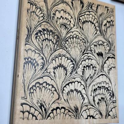Mounted wood block stamps - large assortment - crafting stamps - Faces, Florals, Textures and more