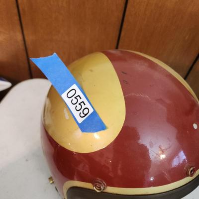 Vintage Car Motorcycle Racing Helmet