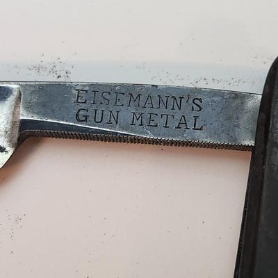 Lot of Vintage Straight Razors & Kriss Kross Stropper , Kobar Copper King Blue Steel, George Wostenholm,Eisemann's ,