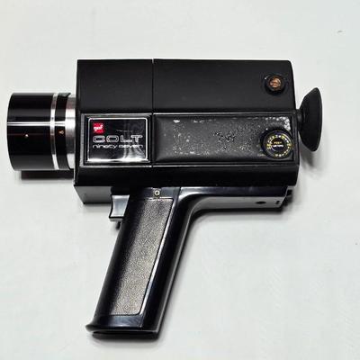 Clean - Vintage GAF Colt 97 Super 8 Zoom Movie Camera with accessories in original box