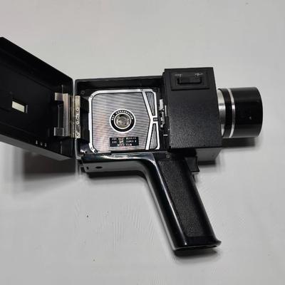 Clean - Vintage GAF Colt 97 Super 8 Zoom Movie Camera with accessories in original box