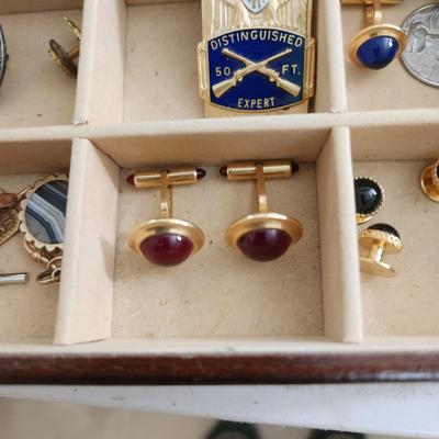 Jewelry Lot Mens & Womens Belt Buckles, Cufflinks, Awards Pins ,Money Clip, Earings, Pins .