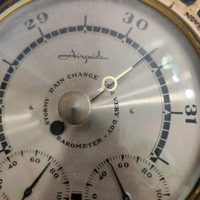 Lot of 3 Weather Stations , Airguide Zodiac, Barometer Springfield , Germany