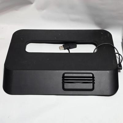Computer accessories - Rockingfish Cooling stand - Canon scanner - Cricket wifi - and a pair of Juster speakers
