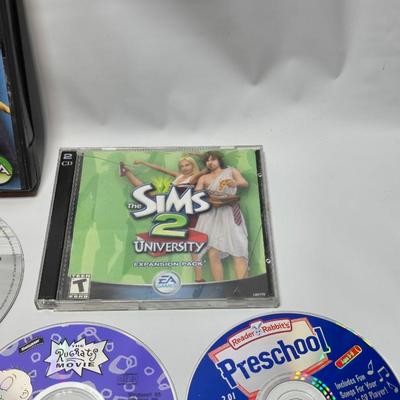 Assortment of Computer games - Sims - Preschool - ABC'S - Counting - and more - Great lot of games for kids!