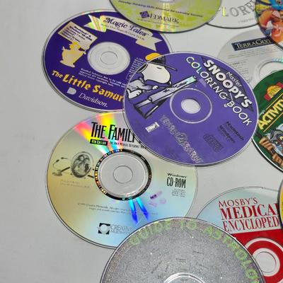 Assortment of Computer games - Sims - Preschool - ABC'S - Counting - and more - Great lot of games for kids!