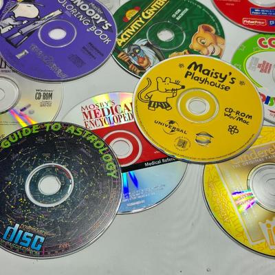 Assortment of Computer games - Sims - Preschool - ABC'S - Counting - and more - Great lot of games for kids!