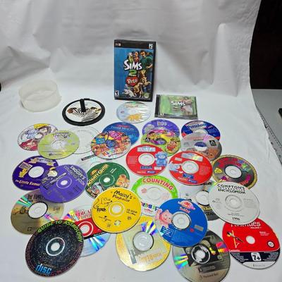 Assortment of Computer games - Sims - Preschool - ABC'S - Counting - and more - Great lot of games for kids!