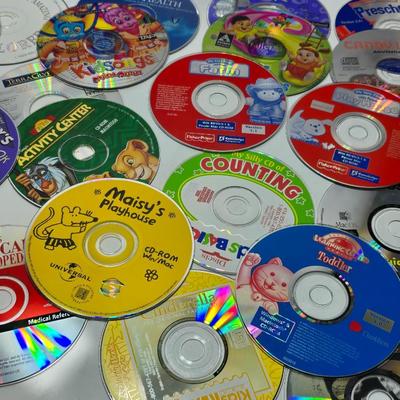 Assortment of Computer games - Sims - Preschool - ABC'S - Counting - and more - Great lot of games for kids!