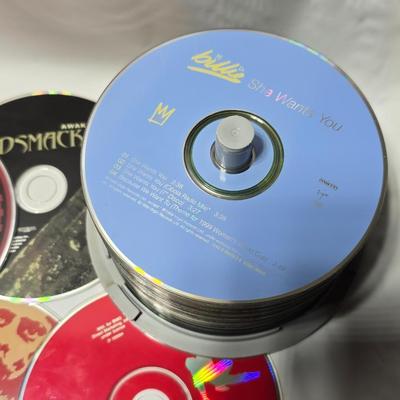 Huge assortment of CD Music discs without cases - Korn - 21 Guns - Austin Powers - Limp Biscuit - Cypress Hill and many more!