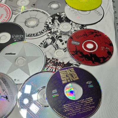 Huge assortment of CD Music discs without cases - Korn - 21 Guns - Austin Powers - Limp Biscuit - Cypress Hill and many more!