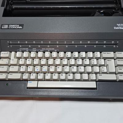 Electric easy carry Smith Corona typewriter DeVille 110 with Spell Right 1 Dictionary