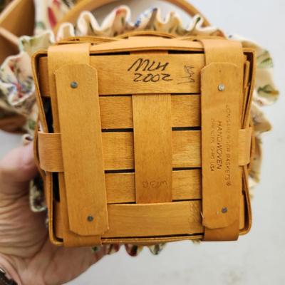 Lot of 5 Longaberger Baskets Happy Birthday , Small Change Purse,