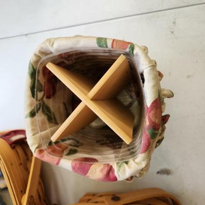 Lot of 5 Longaberger Baskets Happy Birthday , Small Change Purse,