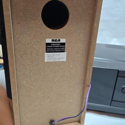 RCA Home theater system RT2781BE Surround sound speakers with original manual and remote control