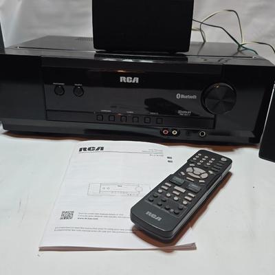 RCA Home theater system RT2781BE Surround sound speakers with original manual and remote control
