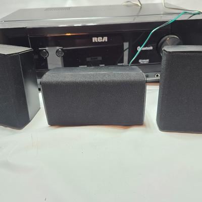 RCA Home theater system RT2781BE Surround sound speakers with original manual and remote control