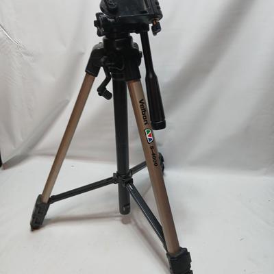 Petri 35MM FTE Camera With several Petri Lenses and nice leather Case and a tri[od