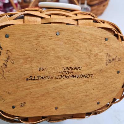 Lot of 6 Longaberger Baskets