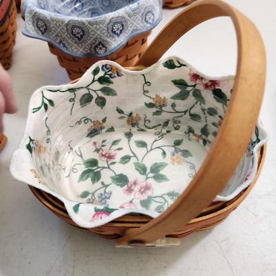 Lot of 6 Longaberger Baskets