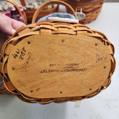 Lot of 6 Longaberger Baskets