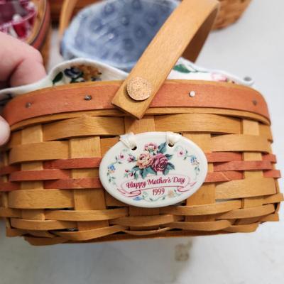 Lot of 6 Longaberger Baskets
