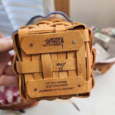 Lot of 6 Longaberger Baskets