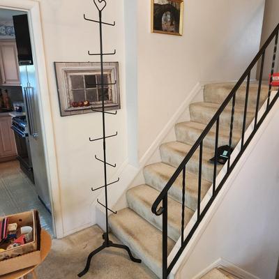 Longaberger Metal Basket Hanger Display Rack Holds at least 16 Baskets 80" tall