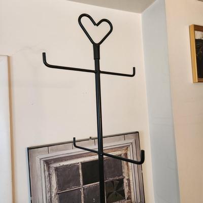 Longaberger Metal Basket Hanger Display Rack Holds at least 16 Baskets 80" tall