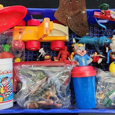 Sale Photo Thumbnail #139: Vintage Tiger Toys Inspector Gadget & Jakks Pacific Nintendo Super Mario Cat Luigi Action Figure & other grab bag items Lot. 

Will receive all items pictured as is.