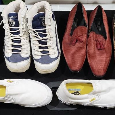 Sale Photo Thumbnail #257: Huge Dress Shoe lot Vans Stacey Adam's & New Balance
Sizes are within pictures 
Will receive all items pictured as is.